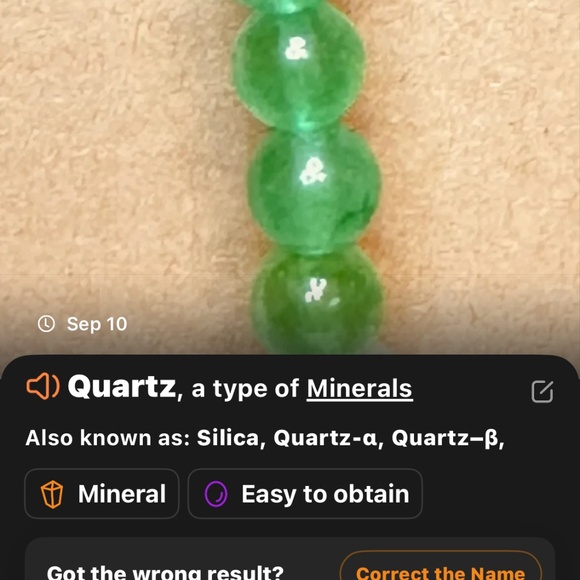 Green Quartz Crystal Beaded Stretchy Bracelet Dyed Stone - Picture 9 of 9